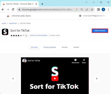 TikTok Videos Sort by View .